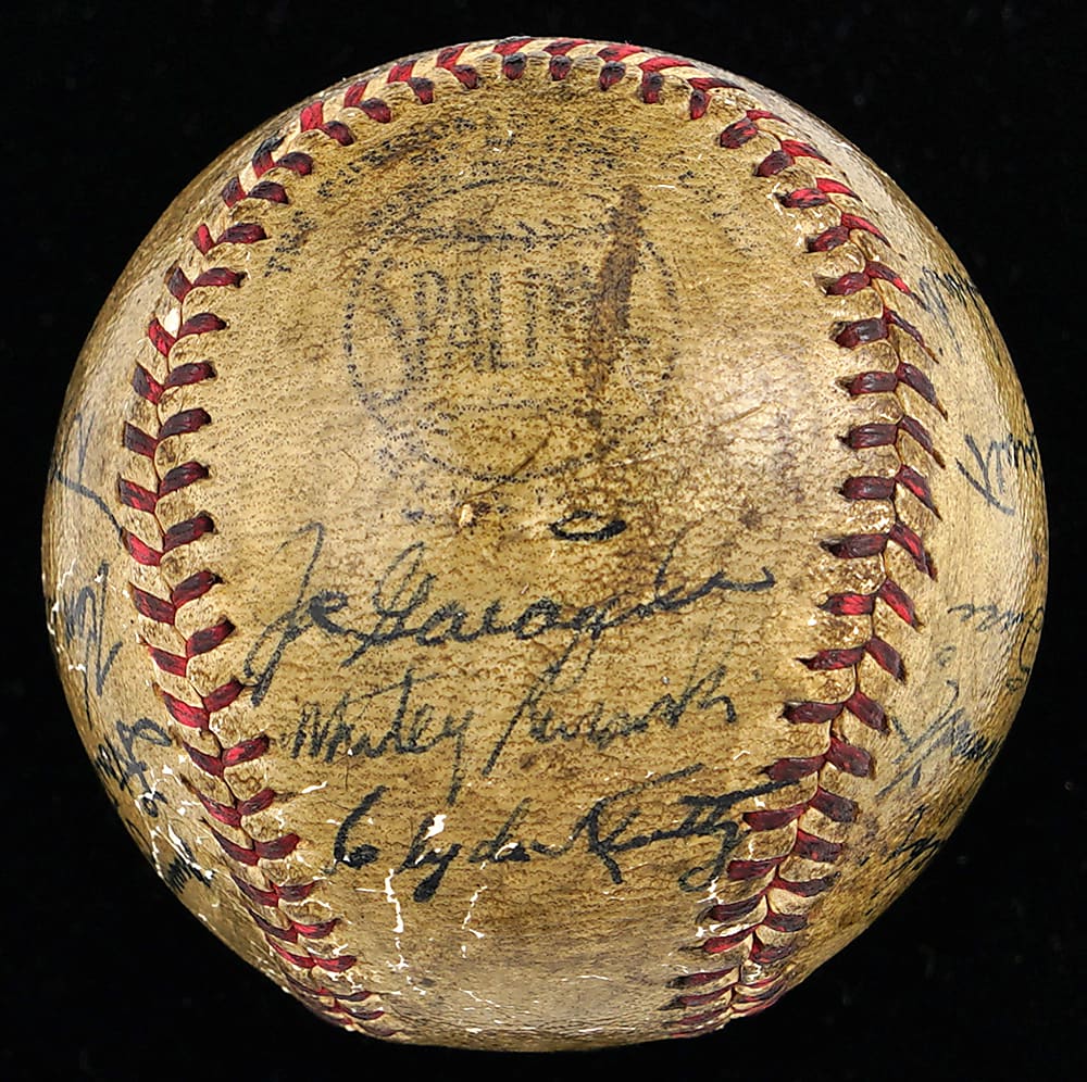 1946 World Series Champions St. Louis Cardinals Team-Signed Baseball with Dean, Slaughter & Musial - Full JSA LOA