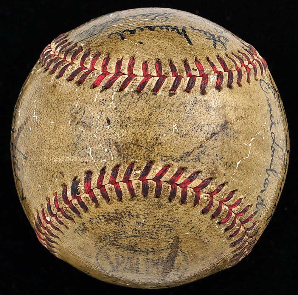 1946 World Series Champions St. Louis Cardinals Team-Signed Baseball with Dean, Slaughter & Musial - Full JSA LOA