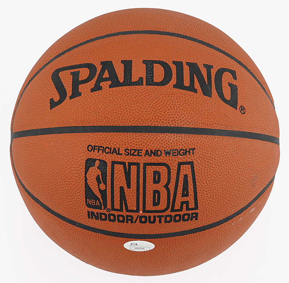 George Mikan Single-Signed Official NBA Basketball - JSA