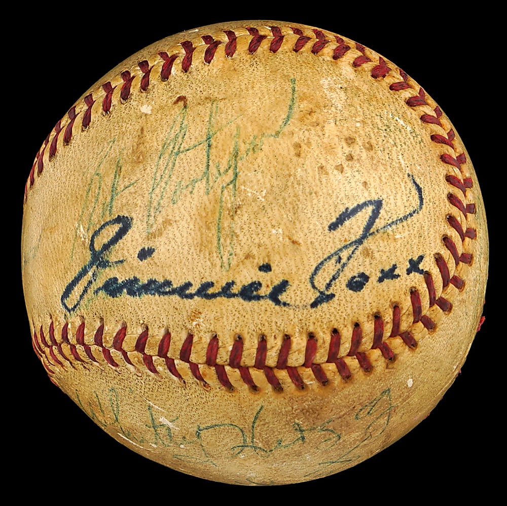 Jimmie Foxx Signed Baseball