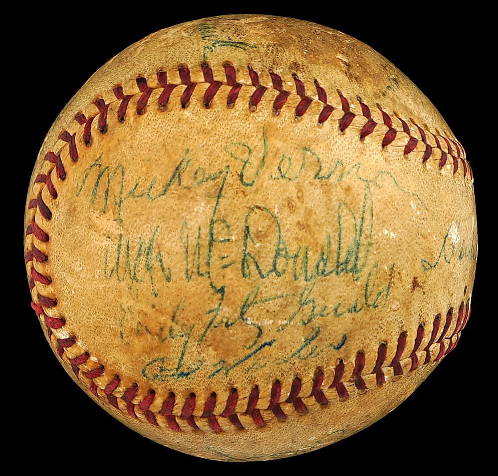 Jimmie Foxx Signed Baseball