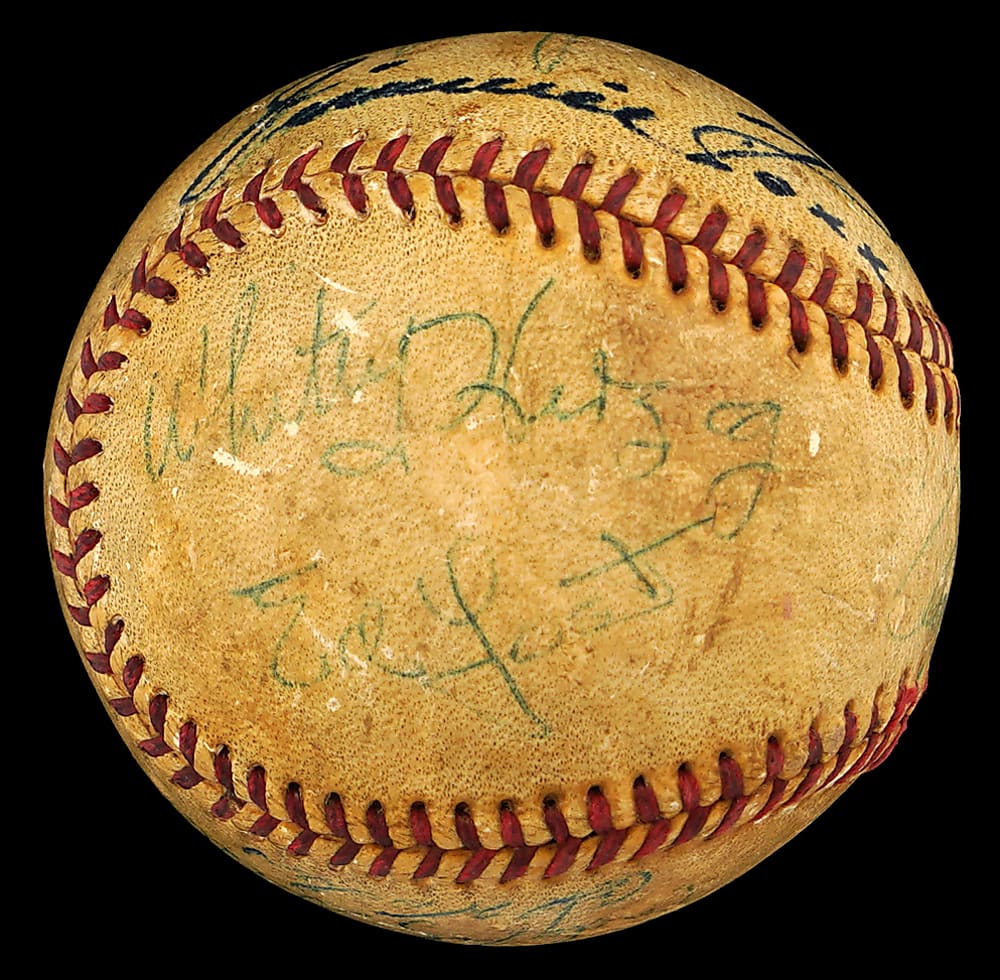 Jimmie Foxx Signed Baseball