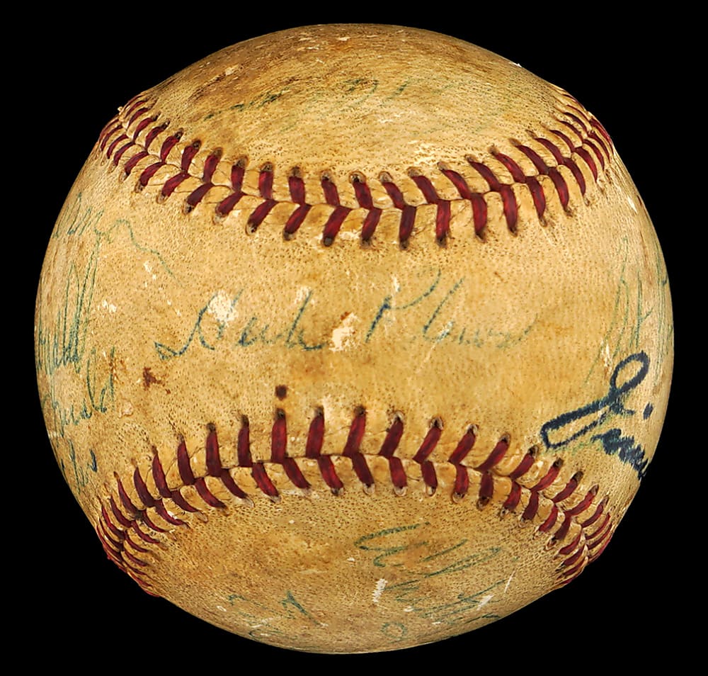 Jimmie Foxx Signed Baseball