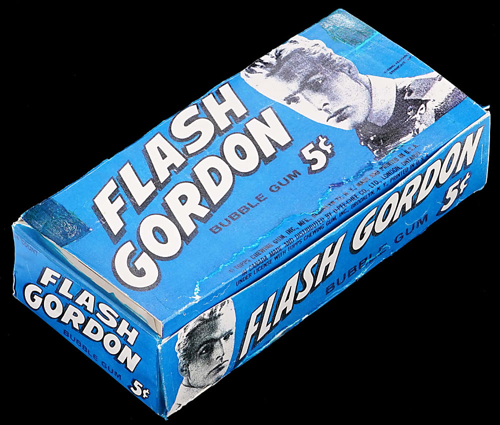 Ultra-Rare 1965 Topps "Flash Gordon" Test Issue Mock-Up Production Proof Display Box