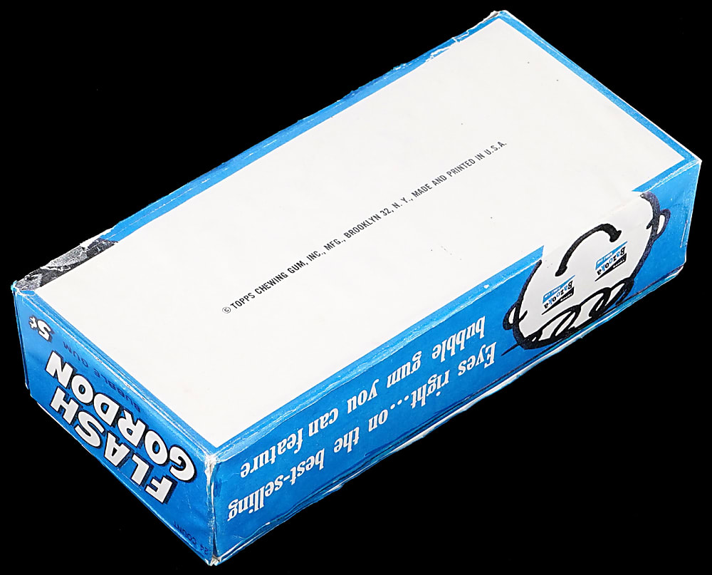 Ultra-Rare 1965 Topps "Flash Gordon" Test Issue Mock-Up Production Proof Display Box