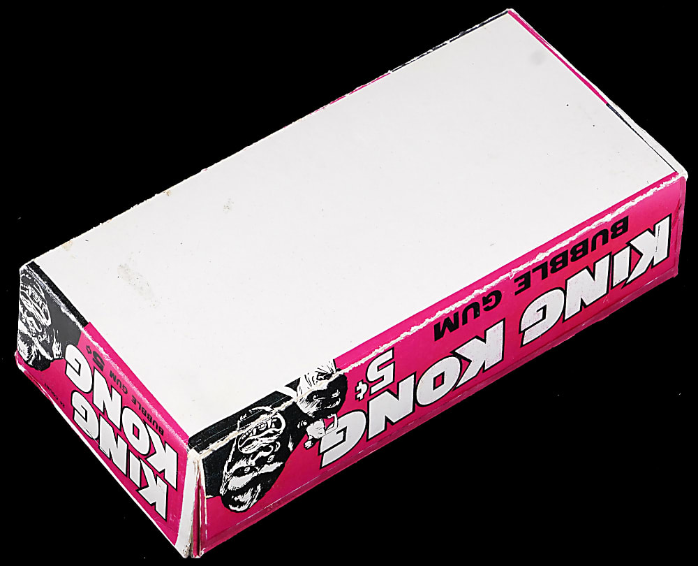 Ultra-Rare 1965 Topps "King Kong" Test Issue Mock-Up Production Proof Display Box