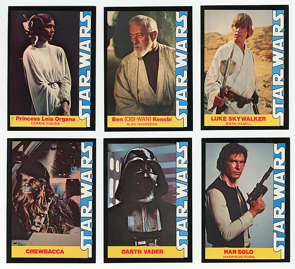 1977 Wonder Bread Star Wars Complete High-Grade Set (16)