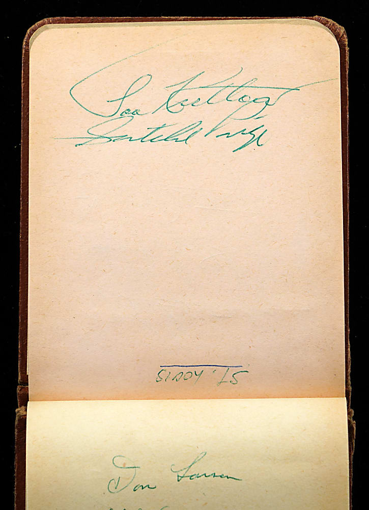 Circa 1953 Autographs Album with (180+) Signatures Including Rogers Hornsby, Satchel Paige & Jackie Robinson
