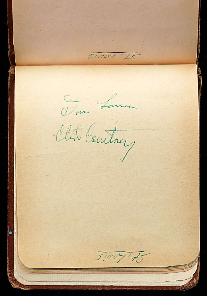 Circa 1953 Autographs Album with (180+) Signatures Including Rogers Hornsby, Satchel Paige & Jackie Robinson