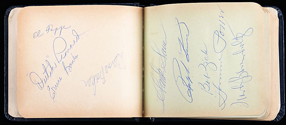 1940s-1950s Autographs Albums Trio with (180+) Signatures Including Roy Campanella & Early Mickey Mantle
