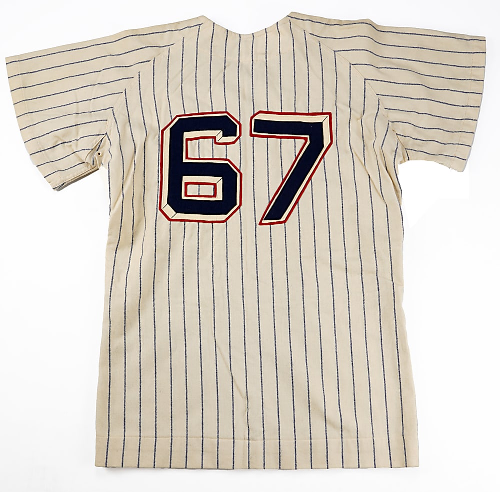 1958 Washington Senators "Damn Yankees" Movie Prop Home Jersey with "Warner Brothers Wash. Home Team 1957" Stamping