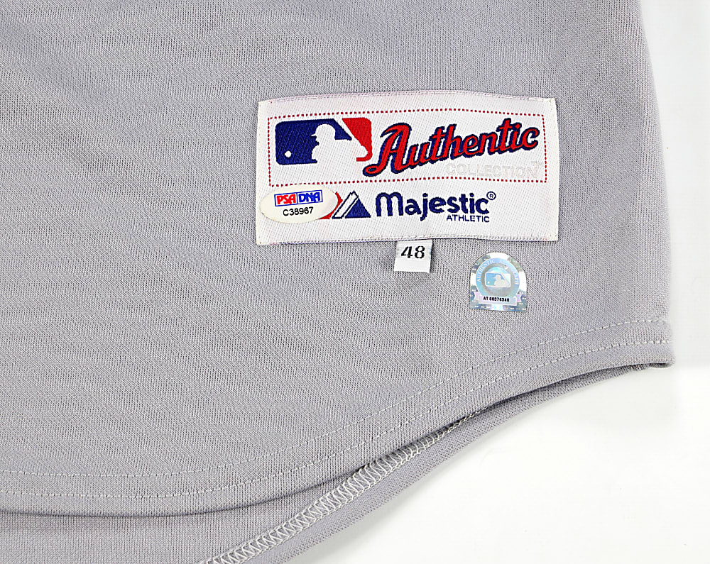 2001 Cal Ripken Jr. Signed Baltimore Orioles Road Jersey with American League 100th Anniversary Patch - PSA Sticker