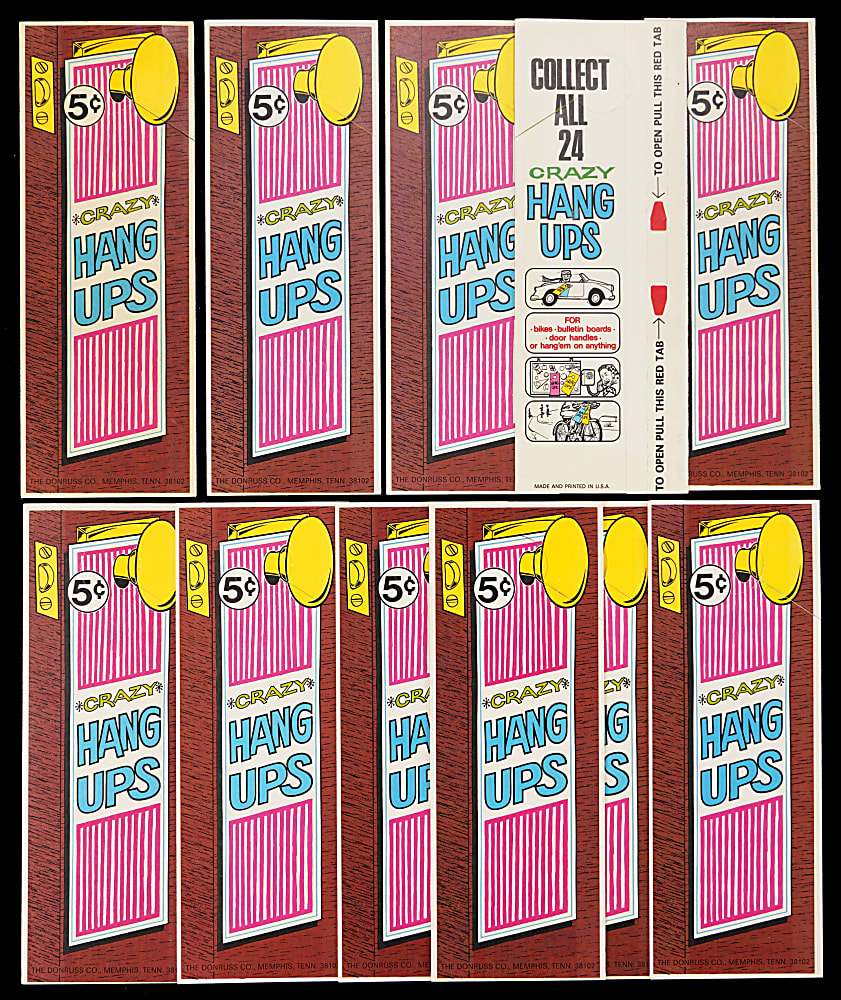 1967 Donruss Crazy Hang Ups Unopened Packs (11)