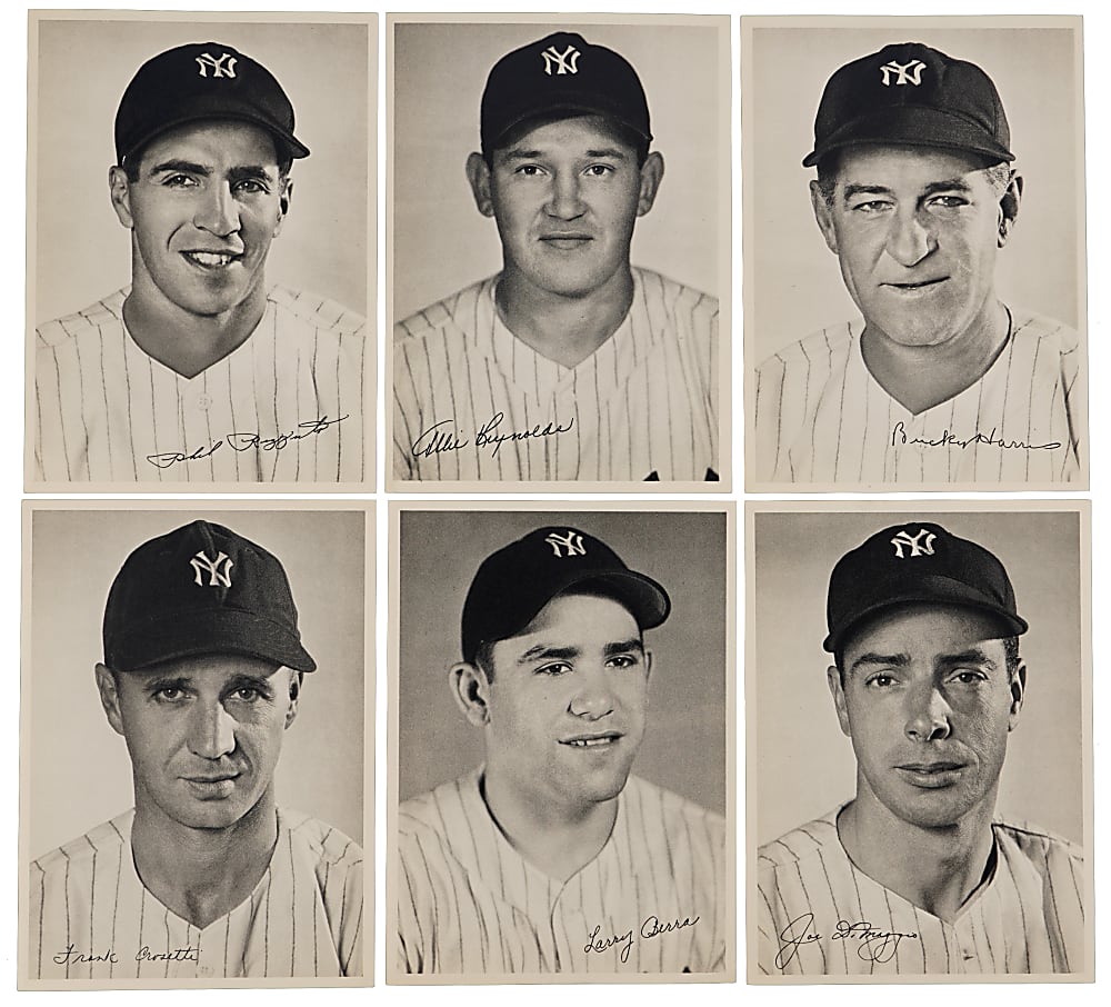 1947 World Series Champion New York Yankees Picture Pack Set (25) with Yogi Berra & Joe DiMaggio