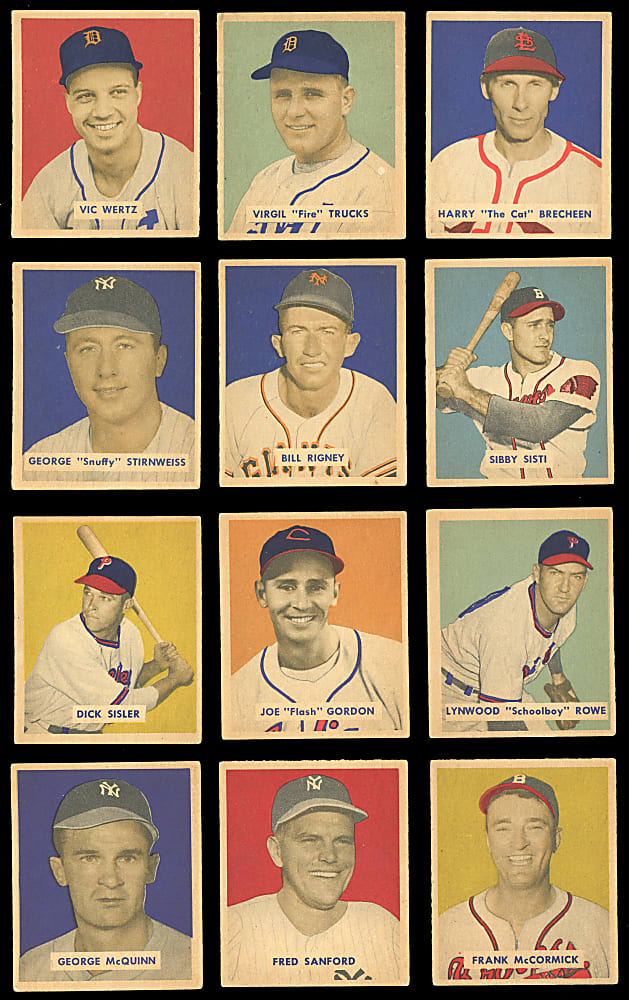 1949 Bowman High Number Near Set (92/96) - Clean!