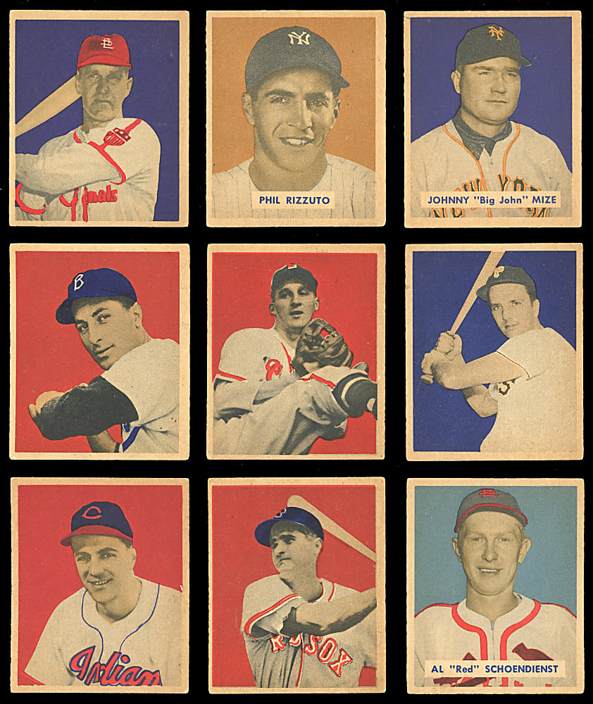 1949 Bowman Low Number Near Set (134/144) - Clean!