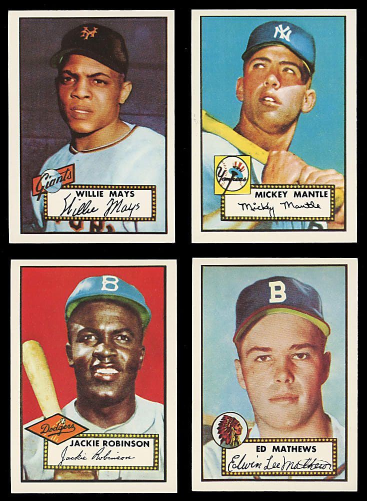 1983 Topps 1952 Topps Commemorative Reprint Set (402)