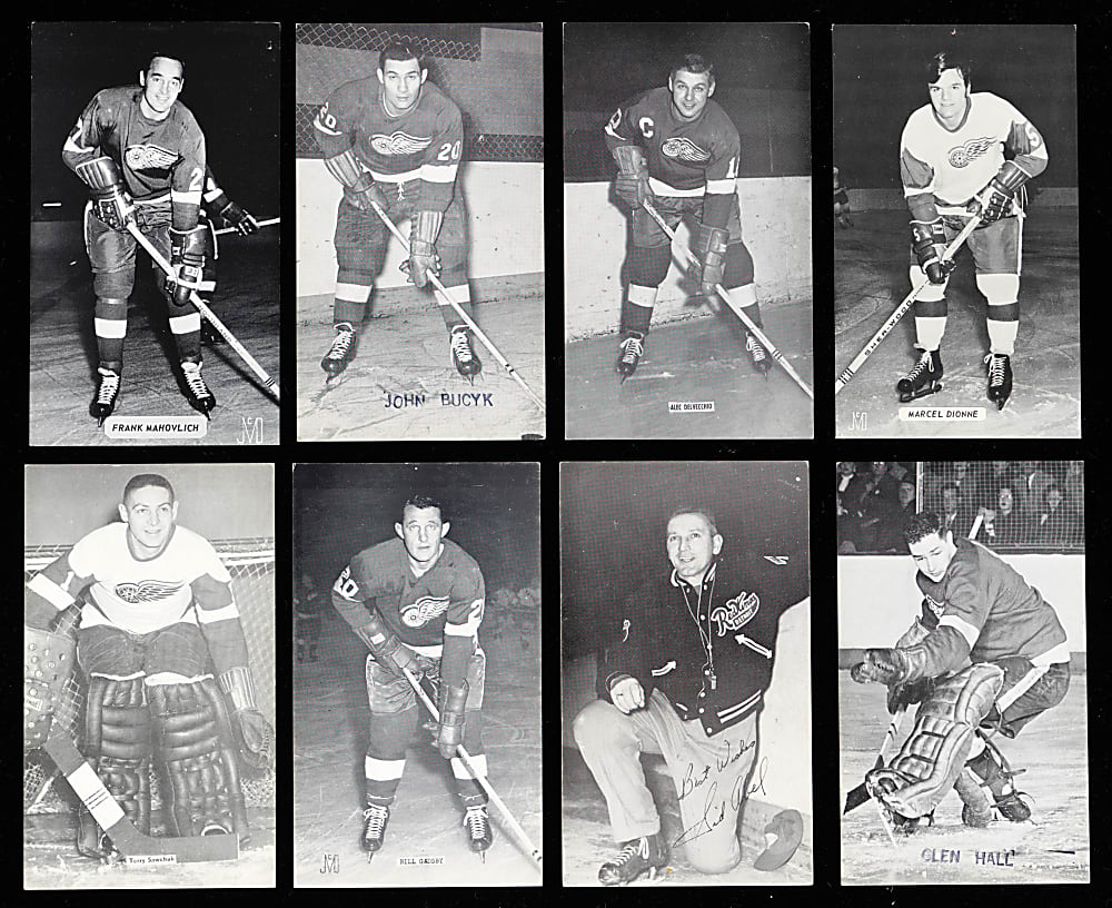 Tougher 1950s-1970s J.D. McCarthy Hockey Postcard Collection (187) with (30+) Hall of Famers