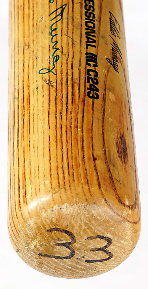 1987-1988 Eddie Murray Baltimore Orioles Signed Game-Used Bat PSA/DNA GU 9