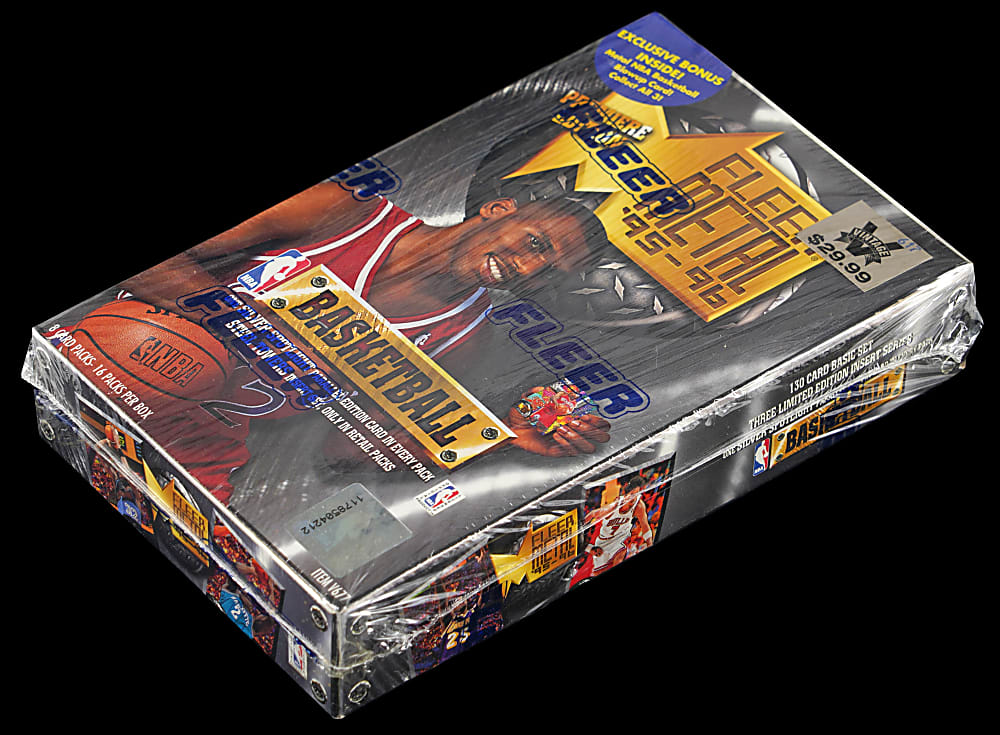 1995-1996 Fleer Metal Basketball Unopened Retail Box