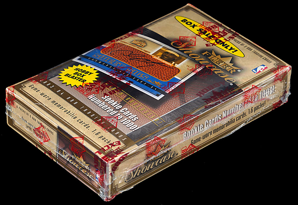 2003-2004 Fleer Showcase Basketball Unopened Blaster Box - BBCE