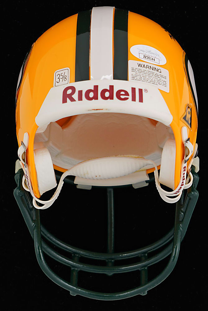 Gorgeous Bart Starr Signed & Multi-Inscribed Green Bay Packers Mini-Helmet with Full JSA LOA