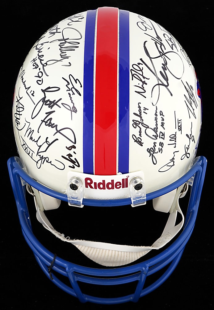 Super Bowl Winning Quarterback Multi-Signed Helmet (32) Including Tom Brady & Joe Montana - Full JSA & PSA/DNA LOA