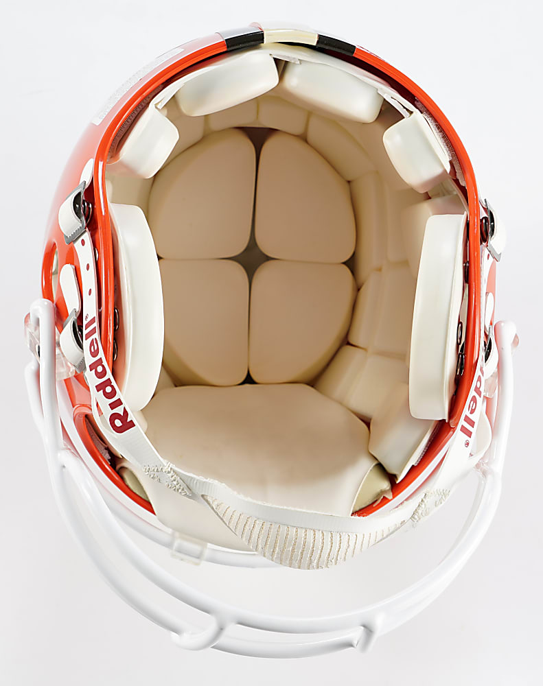 Otto Graham Signed & "Mr. Automatic, HOF 1965" Inscribed Cleveland Browns Authentic Full-Sized Helmet - PSA COA