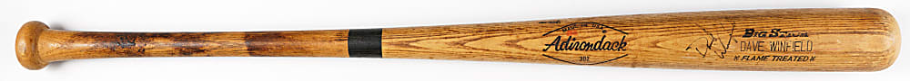 Circa 1975 Dave Winfield San Diego Padres Signed & Game-Used Bat PSA/DNA GU 10