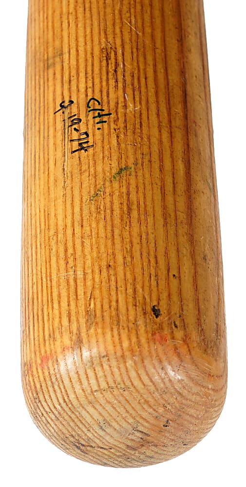 1972 Rick Monday Chicago Cubs Signed Game-Used Bat PSA/DNA GU 10