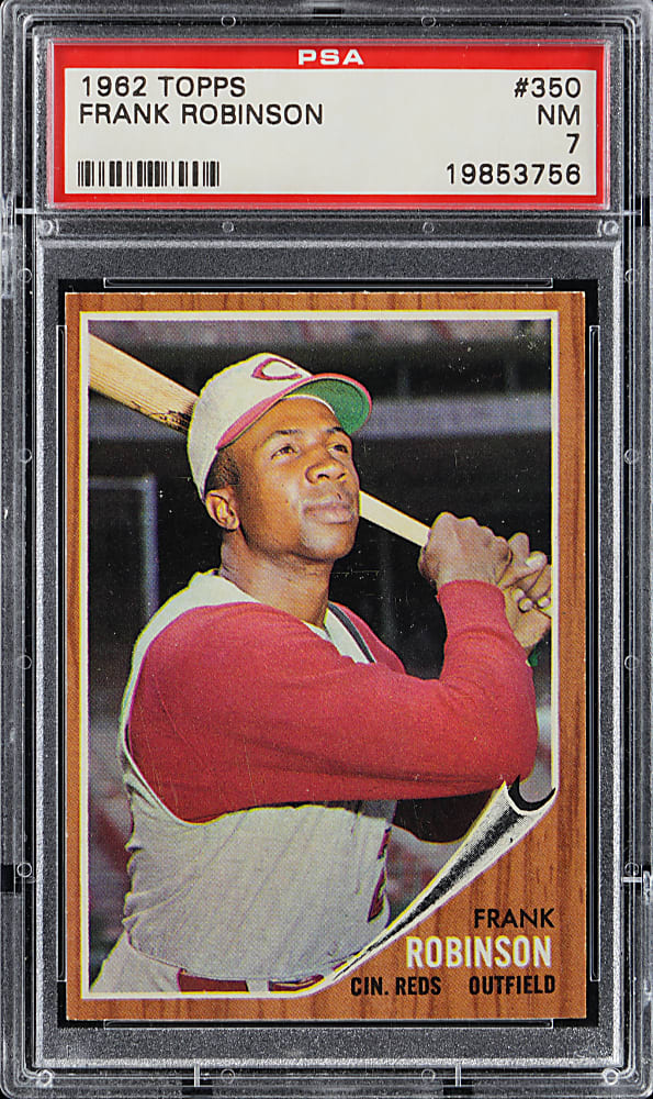 1962 Topps #350 Frank Robinson PSA NM 7
