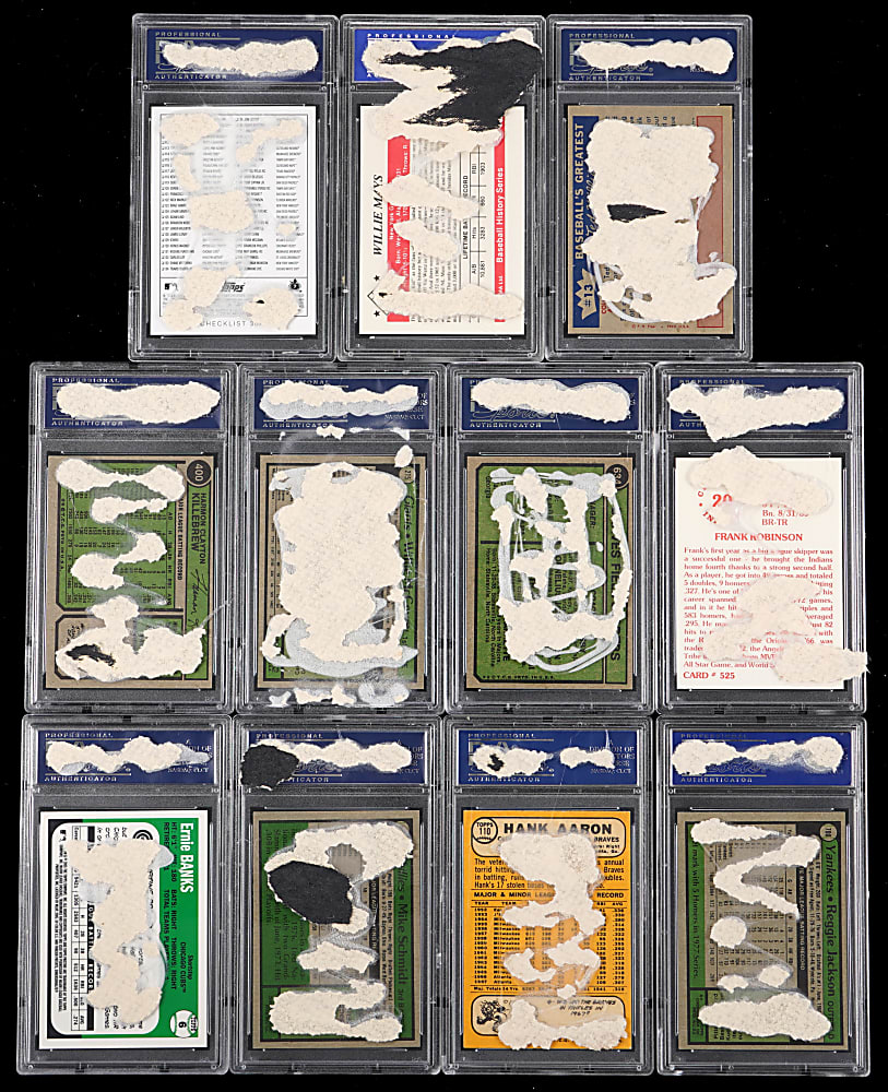 1989 Gateway 500 Home Run Club Multi-Signed Cachet with (12) Autographs Including Mantle & T. Williams Plus (11) PSA Graded Cards