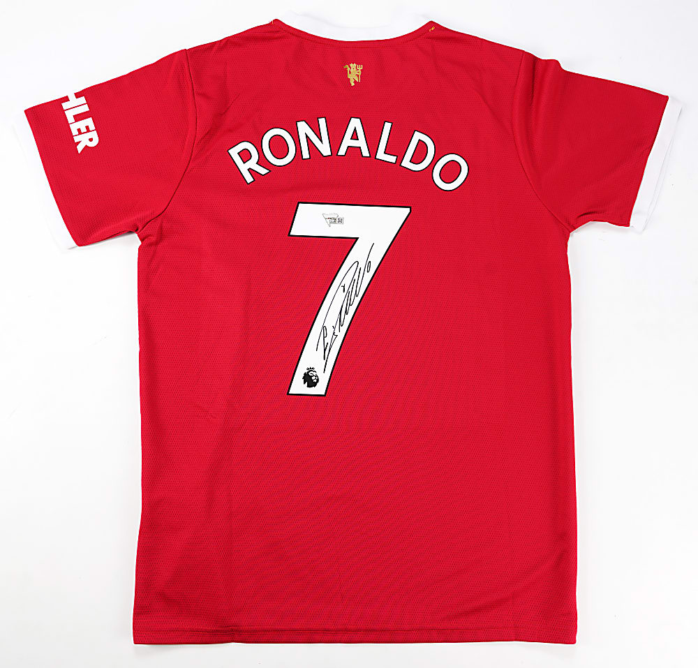 2021-2022 Cristiano Ronaldo Signed Manchester United Jersey with Fanatics COA