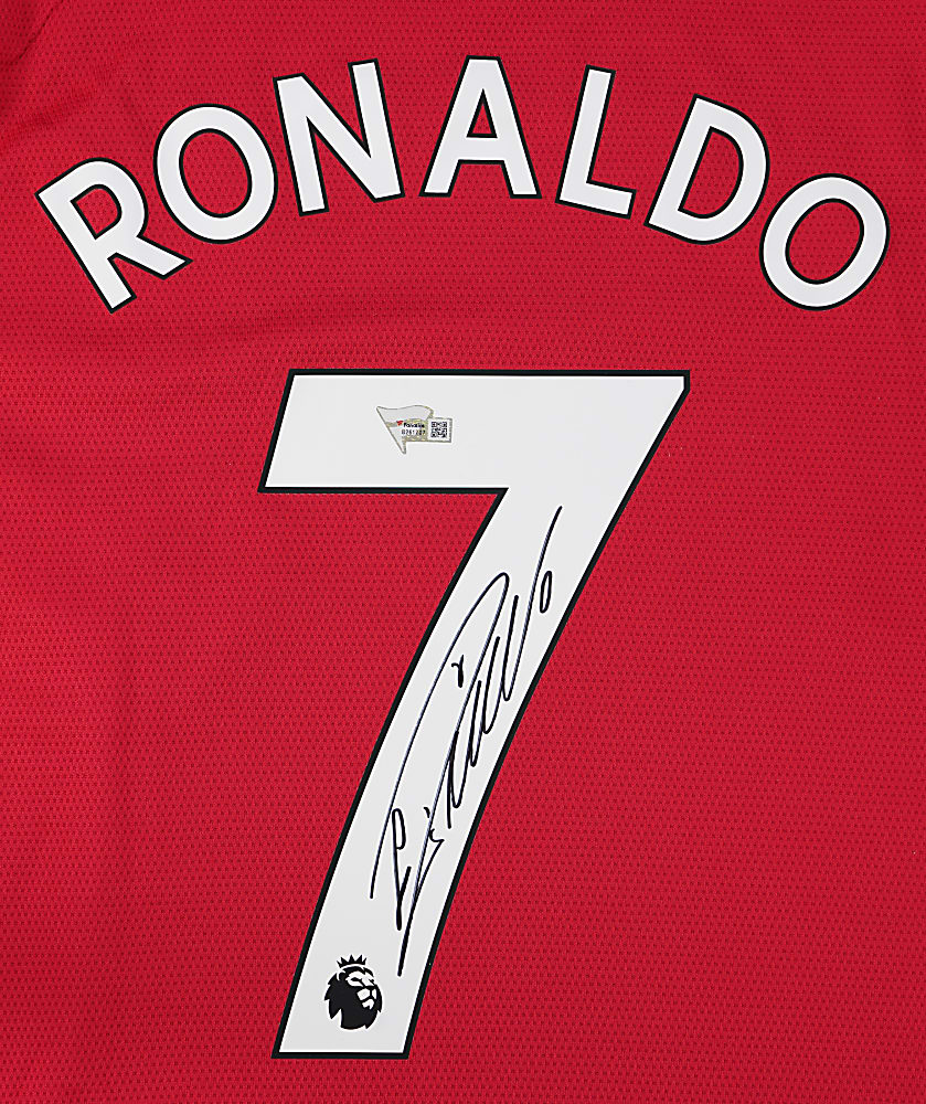 2021-2022 Cristiano Ronaldo Signed Manchester United Jersey with Fanatics COA