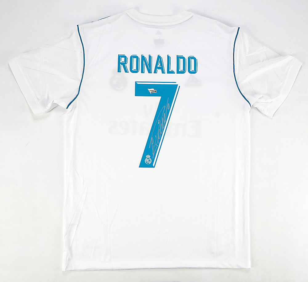 2017-2018 Cristiano Ronaldo Signed Real Madrid Jersey with Fanatics COA
