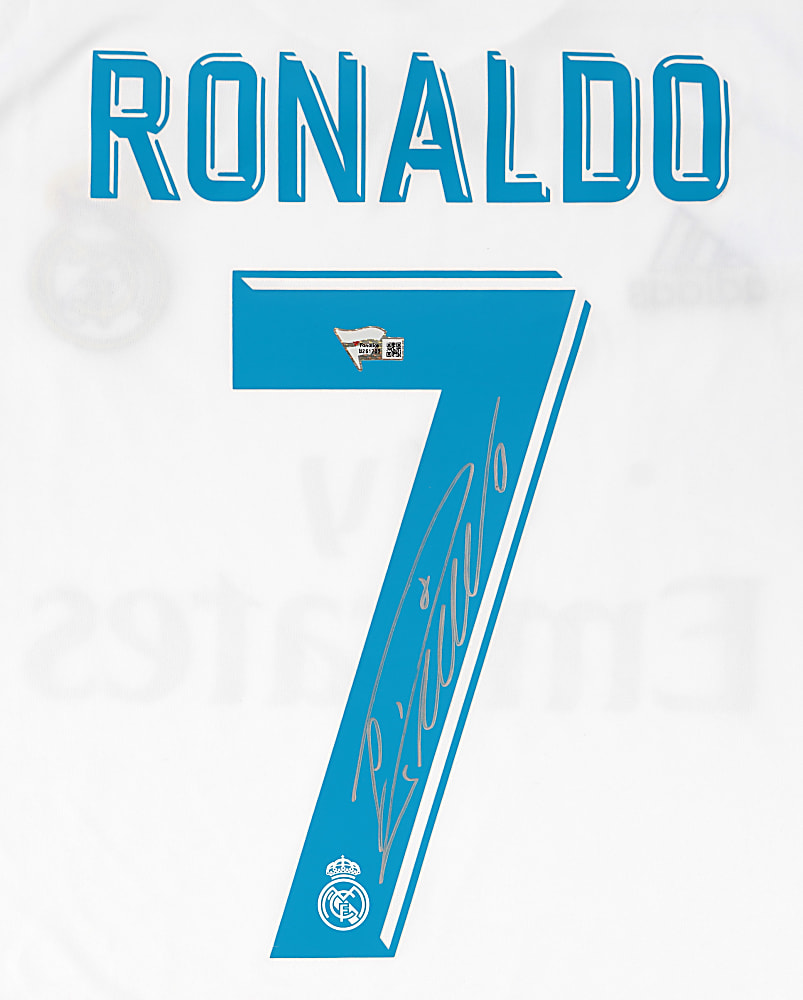 2017-2018 Cristiano Ronaldo Signed Real Madrid Jersey with Fanatics COA