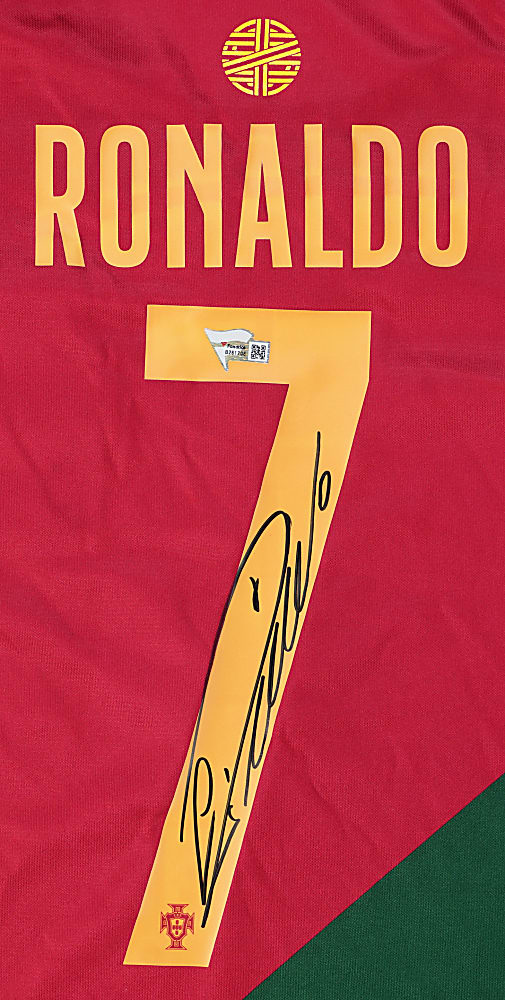 Cristiano Ronaldo Signed Portugal National Team Jersey with Fanatics COA