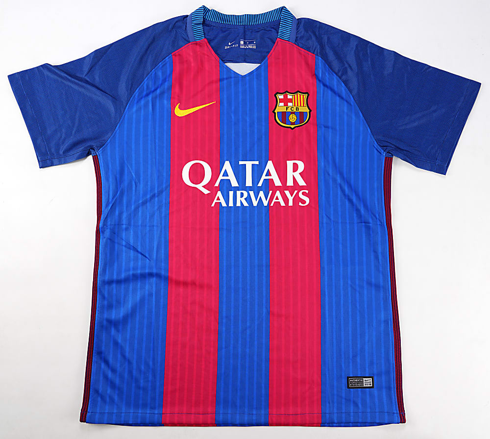 2016 Lionel Messi Signed Barcelona Jersey with Fanatics COA