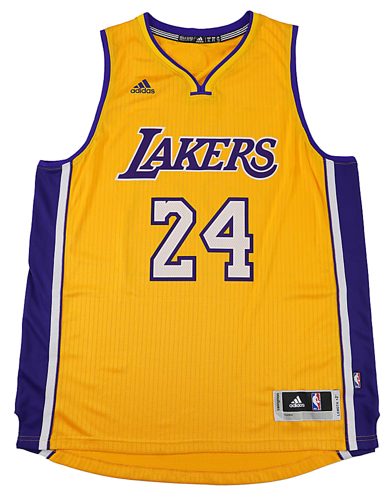 Kobe Bryant Signed Los Angeles Lakers Adidas Swingman Jersey with Panini COA