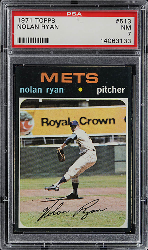 1971 Topps #513 Nolan Ryan PSA NM 7