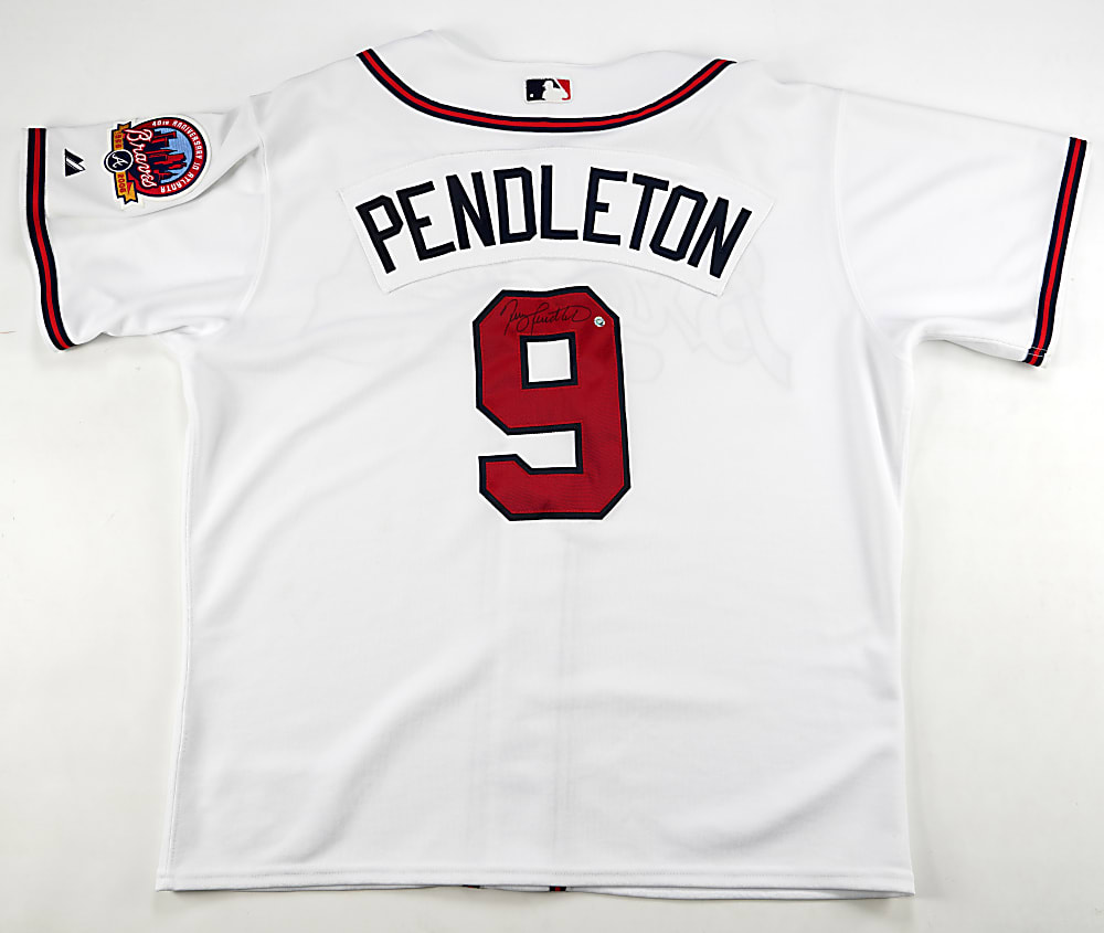 2006 Terry Pendleton Atlanta Braves Game-Used & Signed Home Jersey