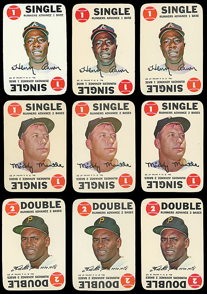 1968 Topps Game Complete Set Trio - (99 Total Cards)