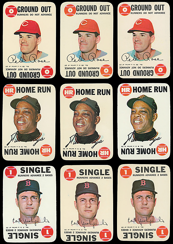 1968 Topps Game Complete Set Trio - (99 Total Cards)