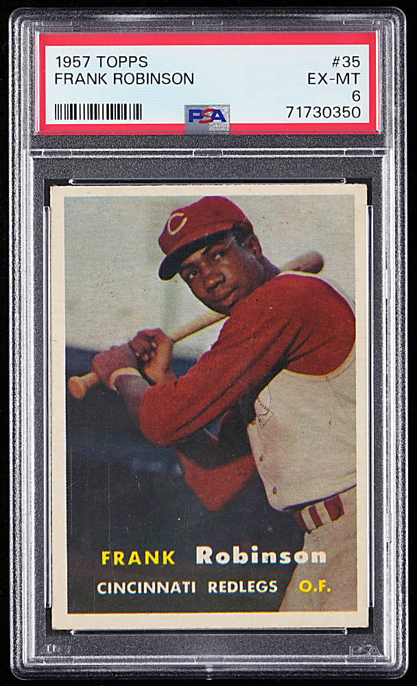 1957 Topps #35 Frank Robinson Rookie PSA EX-MT 6