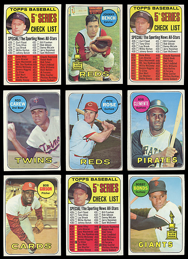1969 Topps Collection (575+) with (100+) Hall of Famers Including (3) Aaron, (4) Clemente & Ryan