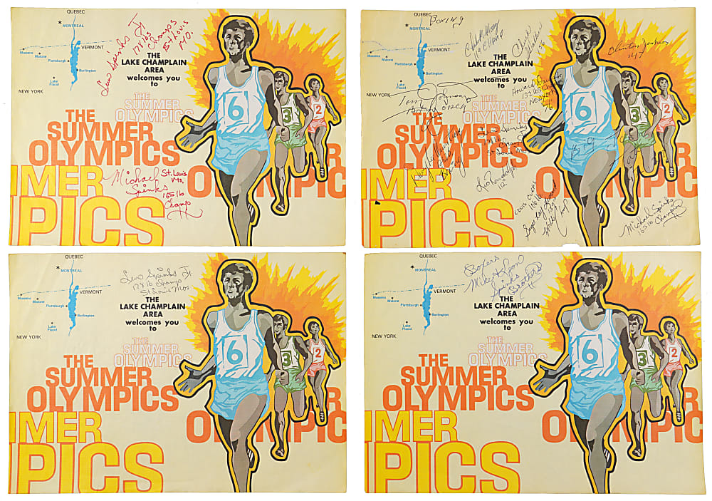 1976 Summer Olympics U.S. Boxing Team-Signed Placemats (12)