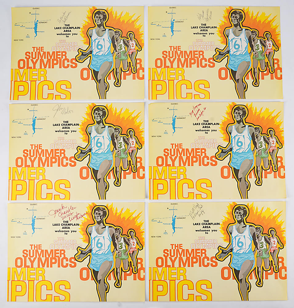 1976 Summer Olympics U.S. Team-Signed Placemats Balance of Collection (219)