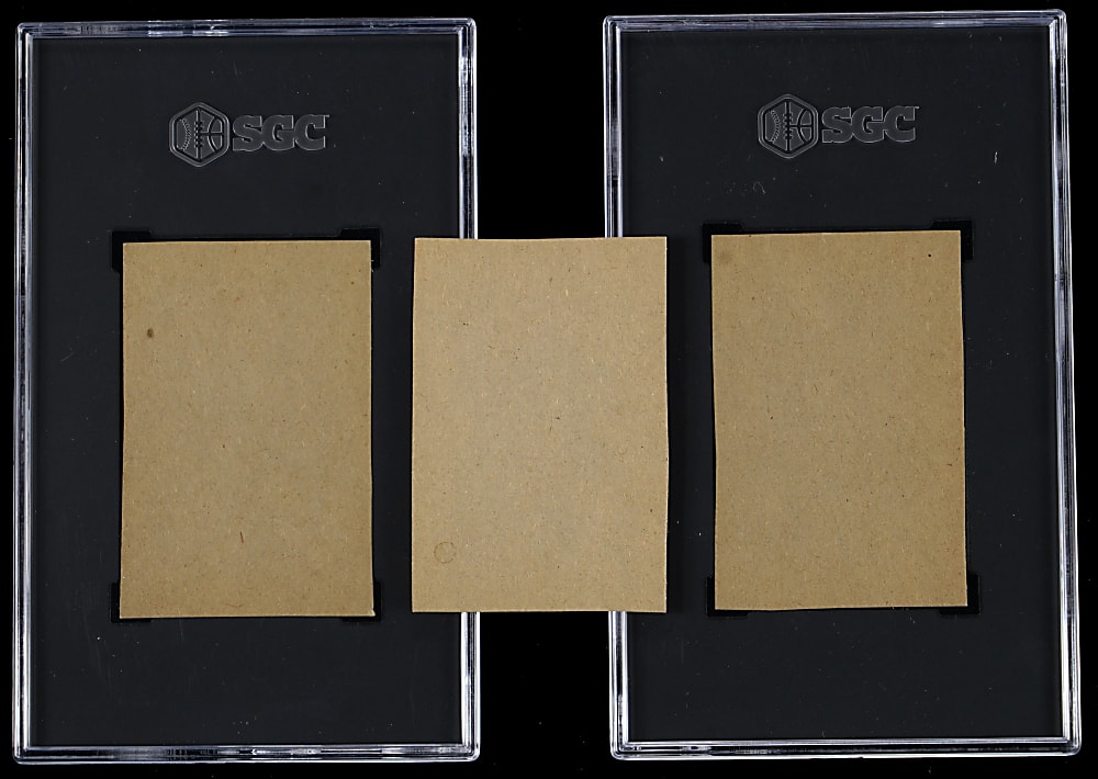 1960 Bazooka Singles Trio with (2) SGC Graded Hall of Famers