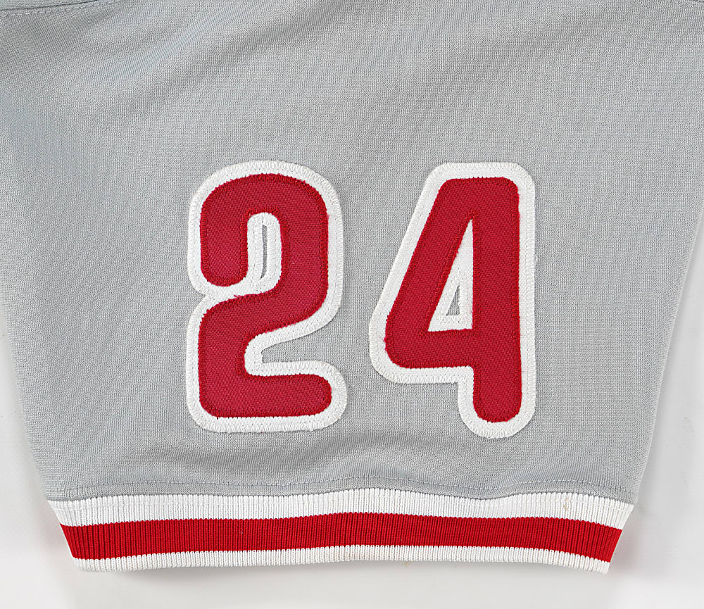 1998-2004 Mike Lieberthal Philadelphia Phillies Signed Game-Used Home Jersey with Full JSA & Phil Wood LOA