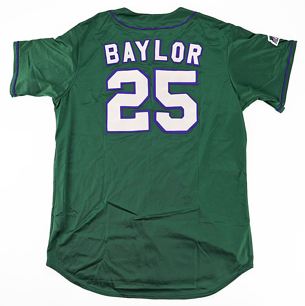 1998 Don Baylor National League All-Star Game Batting Practice/Pregame-Used Jersey with Phil Wood & Family LOA
